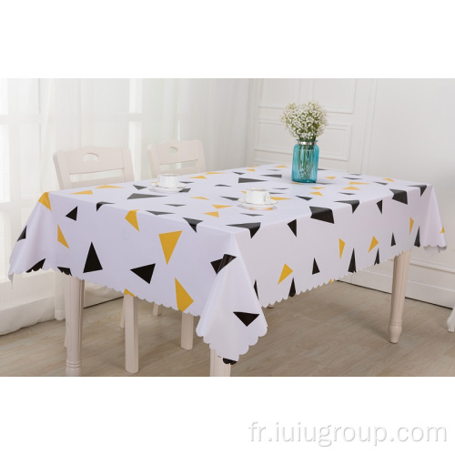 nappe de table en vinyle pour restaurant